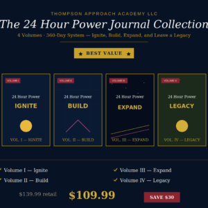 24 Hour Power Journals - 4-Journal Set